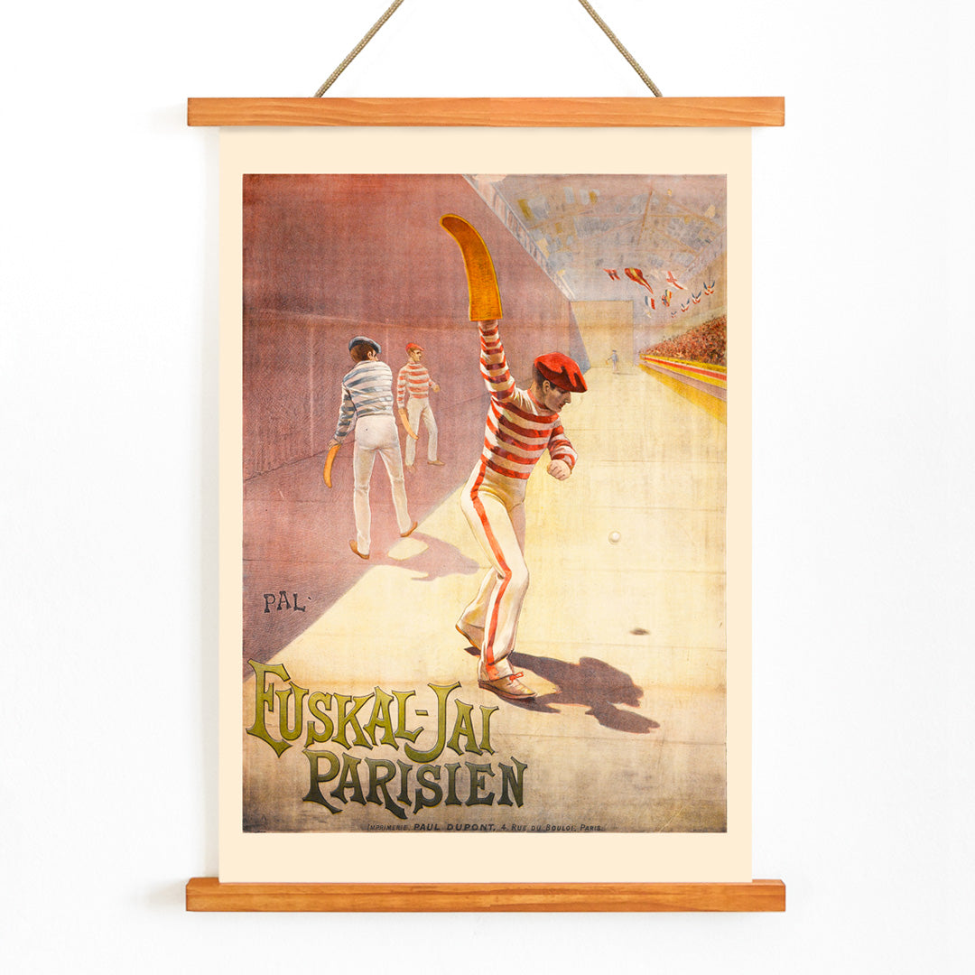 , with wooden magnetic frame on white background