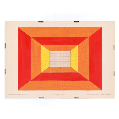 , framed and displayed in modern living room decor