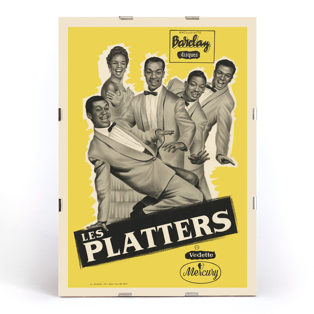 , framed and displayed in modern living room decor