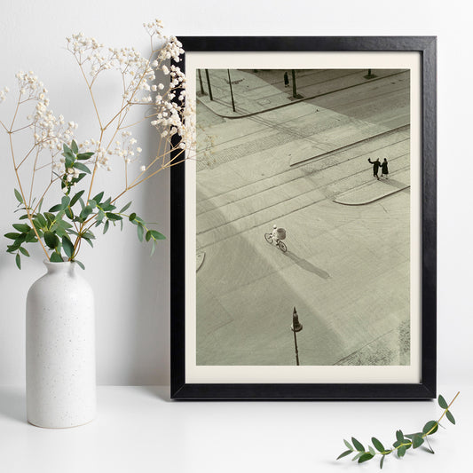 , framed and displayed in home decor