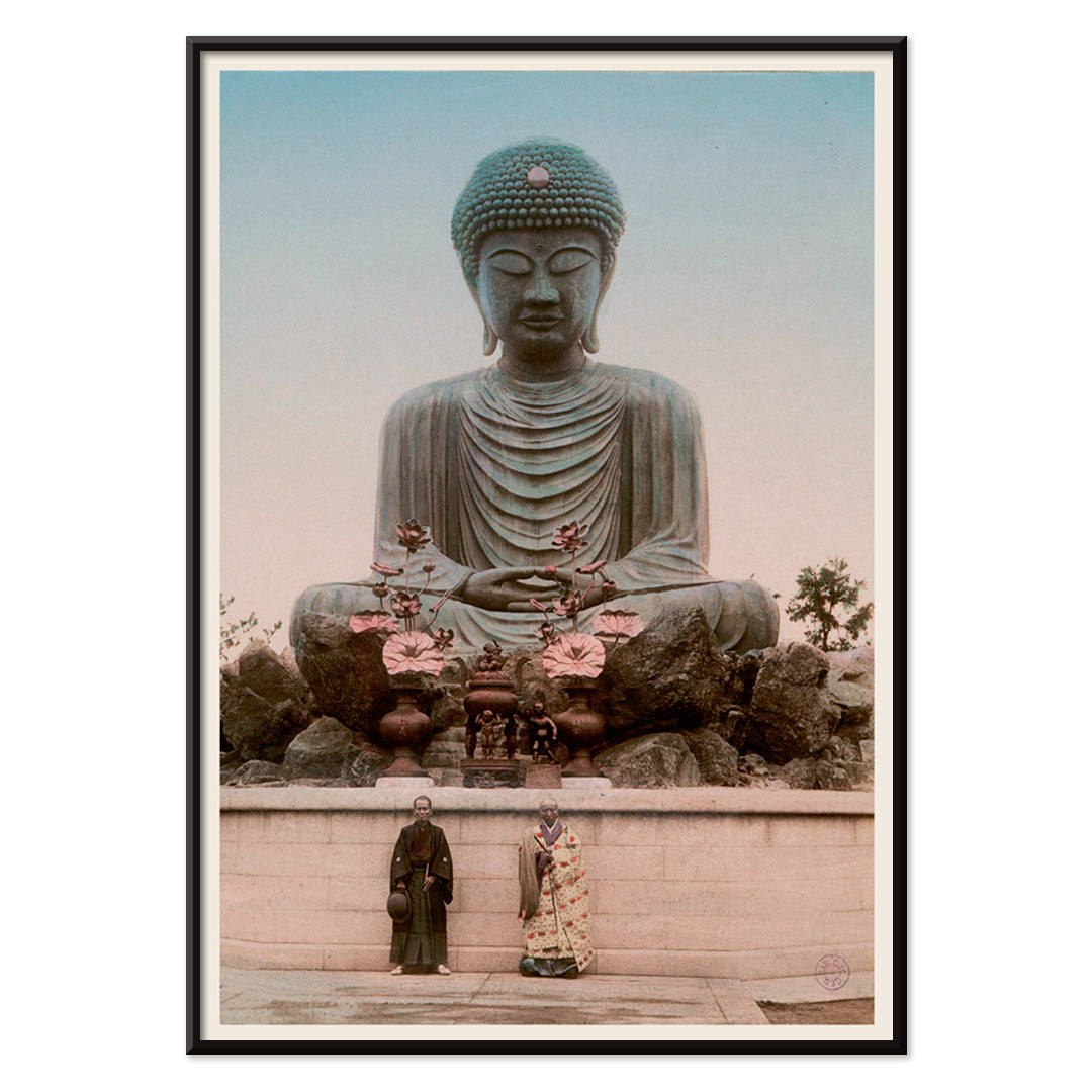 , with black aluminium frame on white background