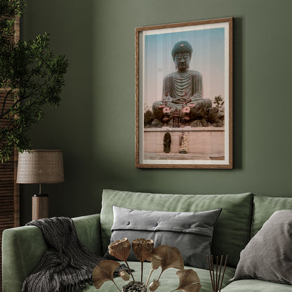 , framed and displayed in home decor