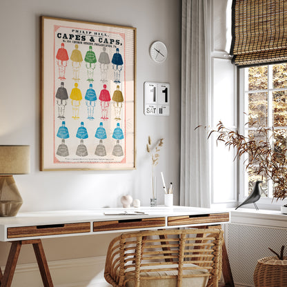 , framed and displayed in home decor