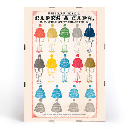 , framed and displayed in modern living room decor