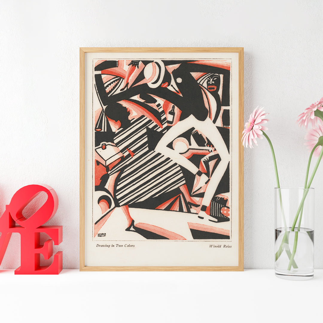 , framed and displayed in home decor