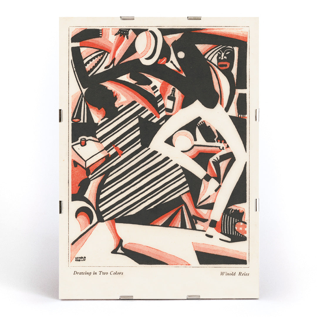 , framed and displayed in modern living room decor