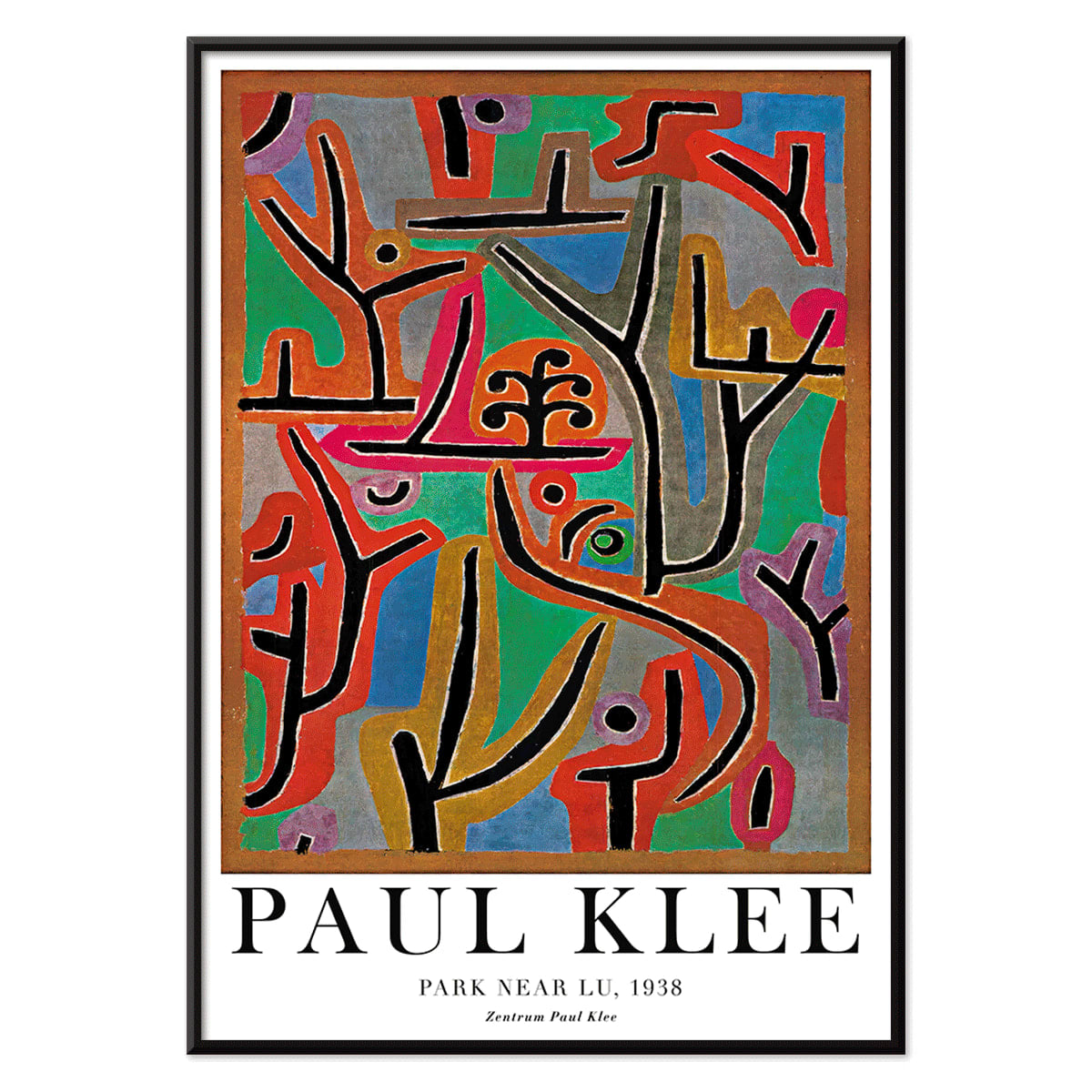 Póster | Parque cerca de Lu · Paul Klee (1938) | MORYARTY