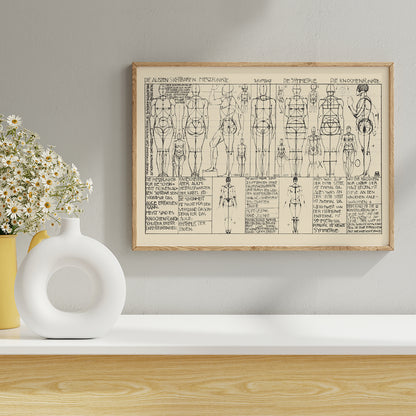 , framed and displayed in home decor