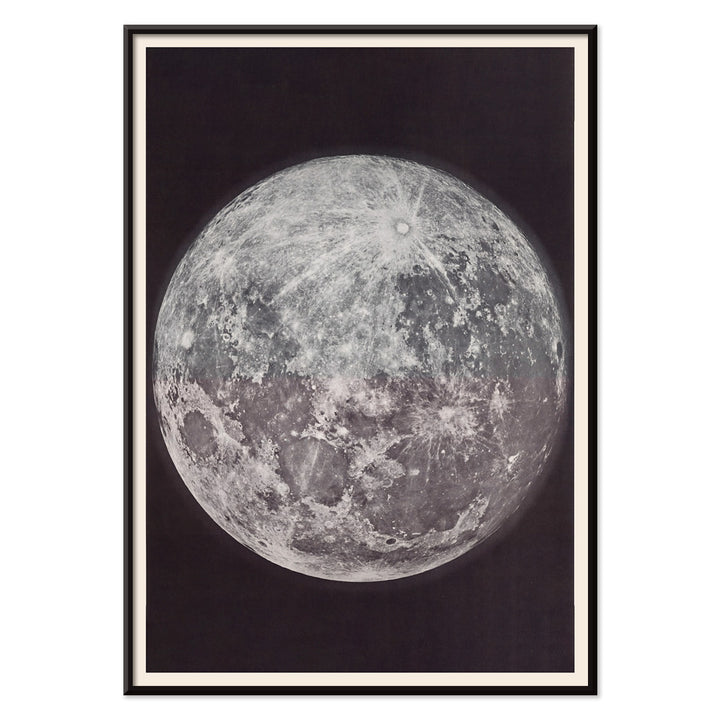 , with black aluminium frame on white background