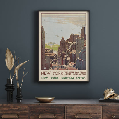 , framed and displayed in home decor