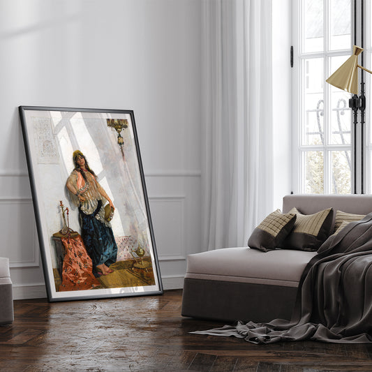 , framed and displayed in home decor