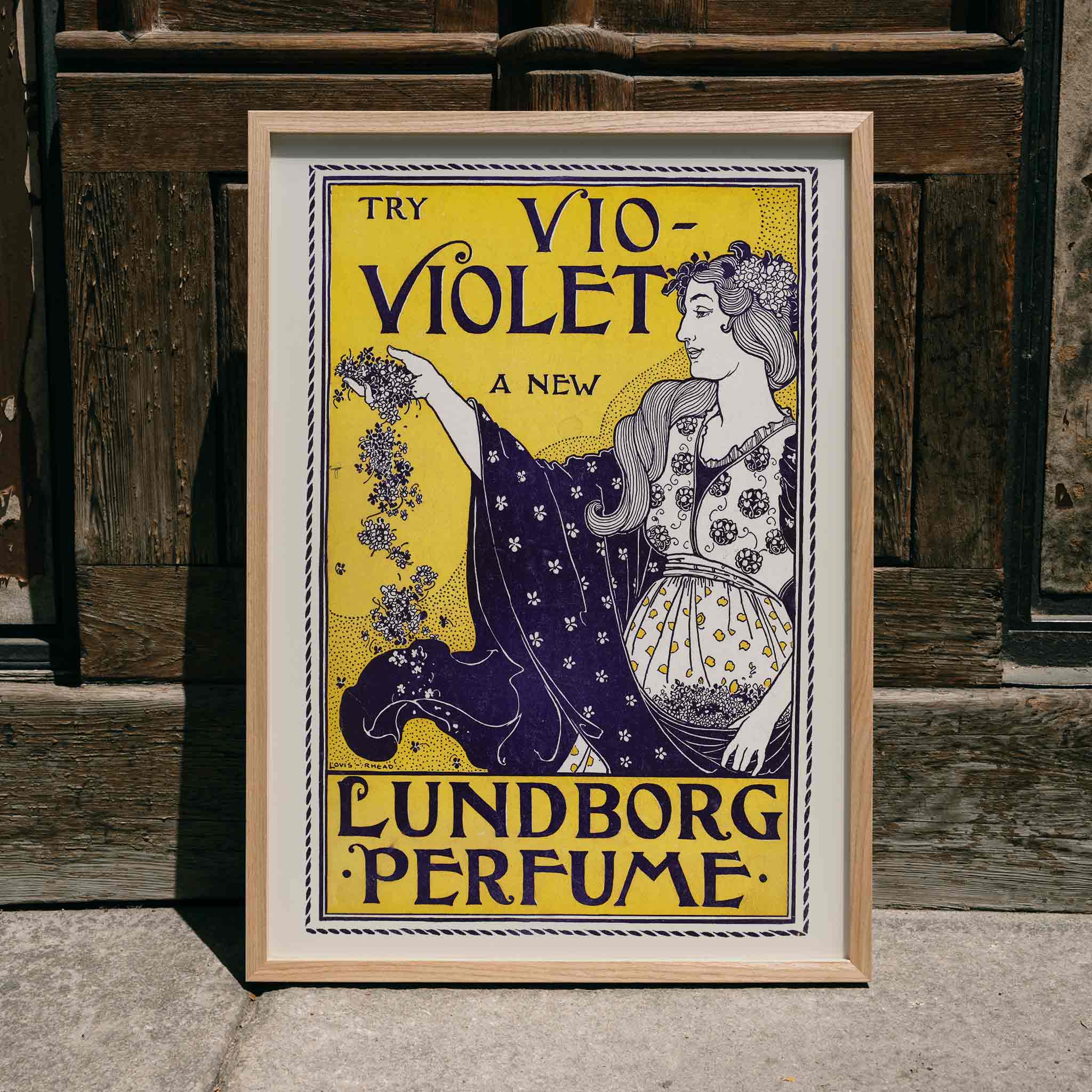 Poster | Lundborg Perfume by Louis Rhead 1890 | MORYARTY