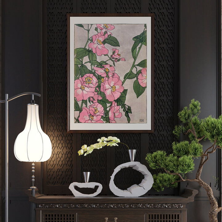 , framed and displayed in home decor