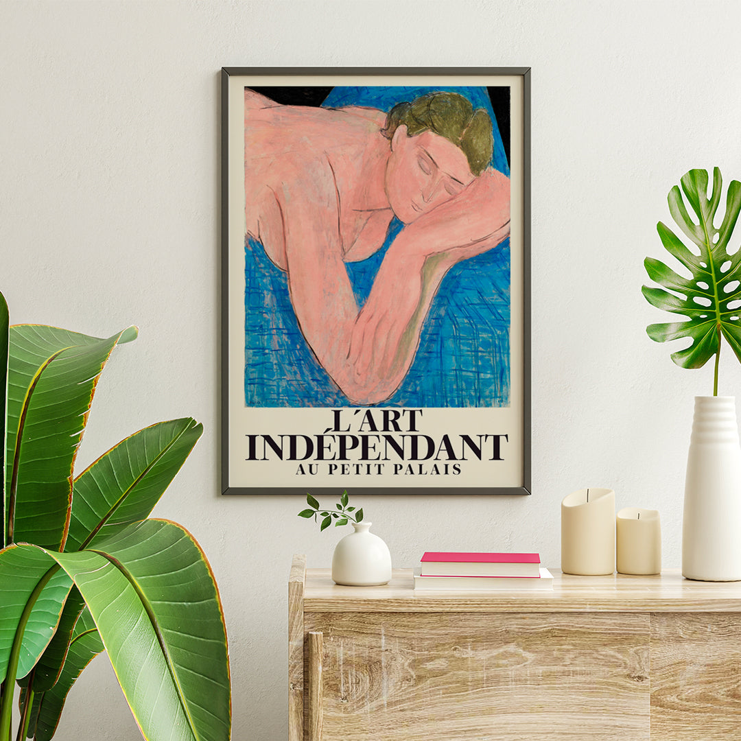 , framed and displayed in home decor