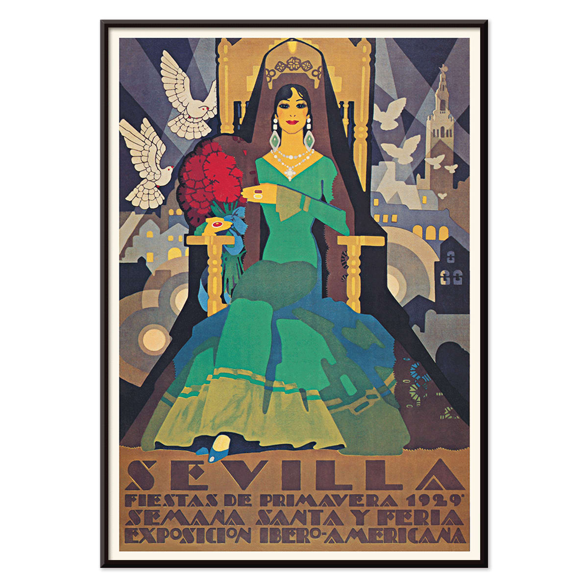 Póster | Fiestas de primavera de Sevilla 1929 | MORYARTY