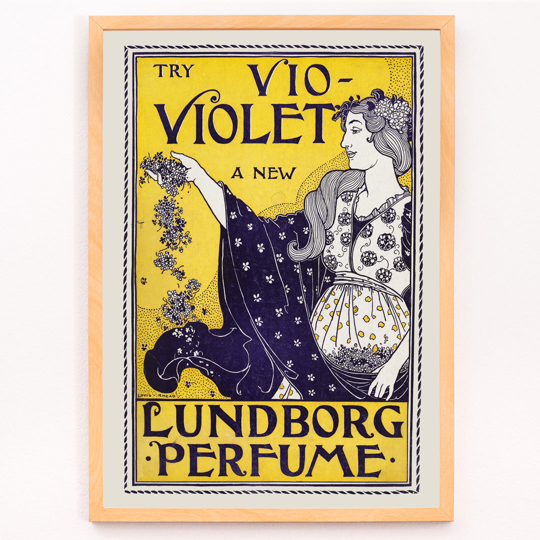 Poster | Lundborg Perfume by Louis Rhead 1890 | MORYARTY