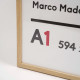 Marco de madera natural A1