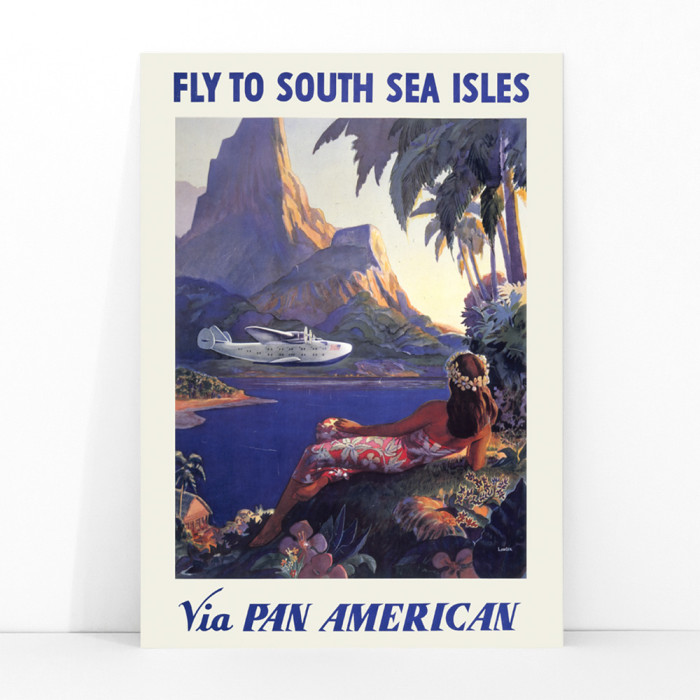 Vuele a las islas de los Mares del Sur a través de Pan American
